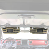 Bartact Visor Covers Khaki / Fabric MOLLE Visor Covers for Jeep Gladiator 2019 - 2022 JT Truck (w/ Garage Door Opener Cut-out) w/ PALS/MOLLE (pair)