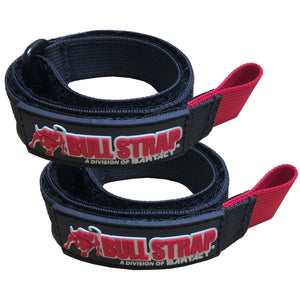 Bull Strap Recovery Bull Strap 1" Adjustable Bull Wrap Utility Strap w/ Hook & Loop, PALS / MOLLE Compatible - Tie (Pair of 2), Bull Strap by Bartact